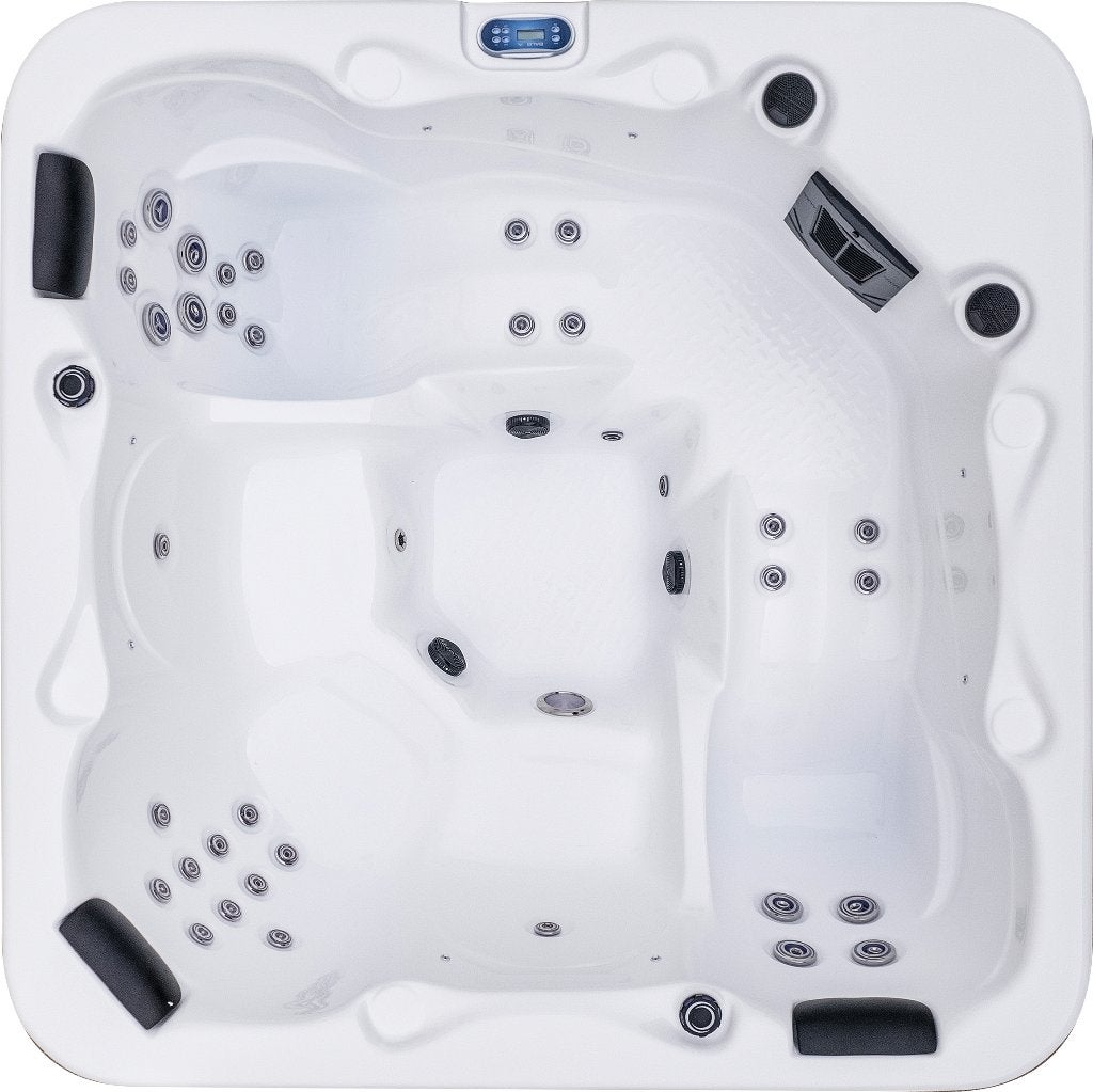 NIEUW 200x200 Jacuzzi Spa BALBOA systeem + Cover en Garantie, Ophalen, Nieuw, Trap, Vast