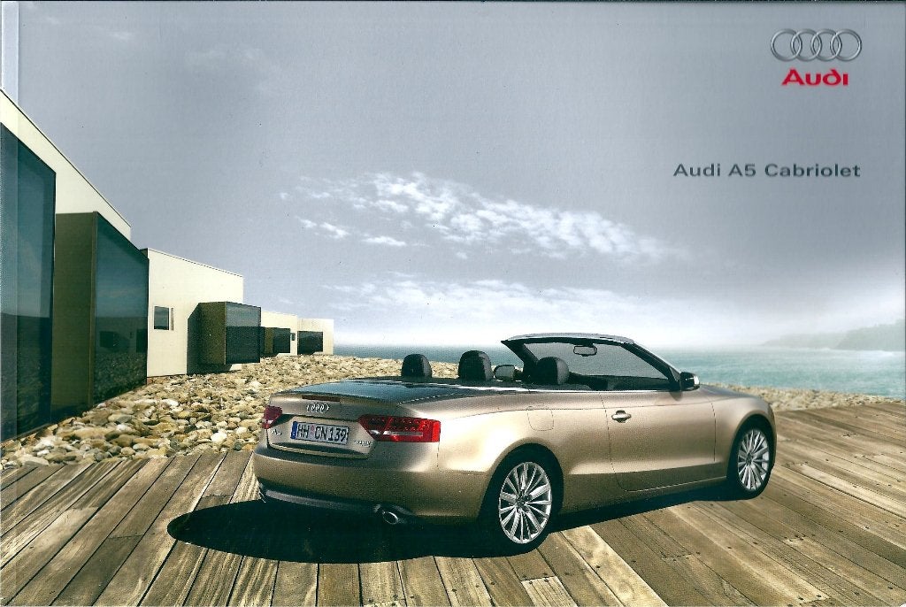 Brochure Audi A5 Cabriolet 2008, Ophalen of Verzenden, Gelezen, Audi