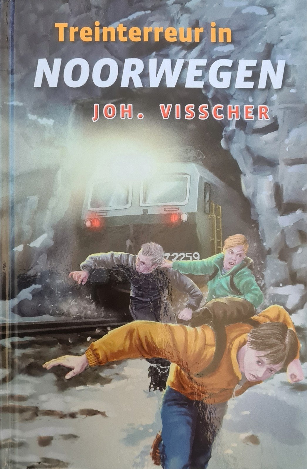 Treinterreur in Noorwegen - Joh. Visscher (Jeugdboek), Ophalen of Verzenden, Zo goed als nieuw, Joh. Visscher, Fictie