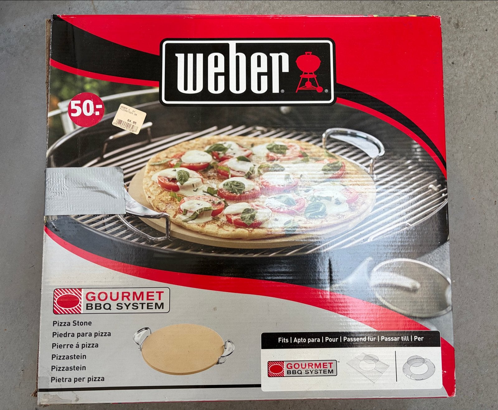 Weber Pizzasteen - Nieuw in doos, Ophalen of Verzenden, Nieuw