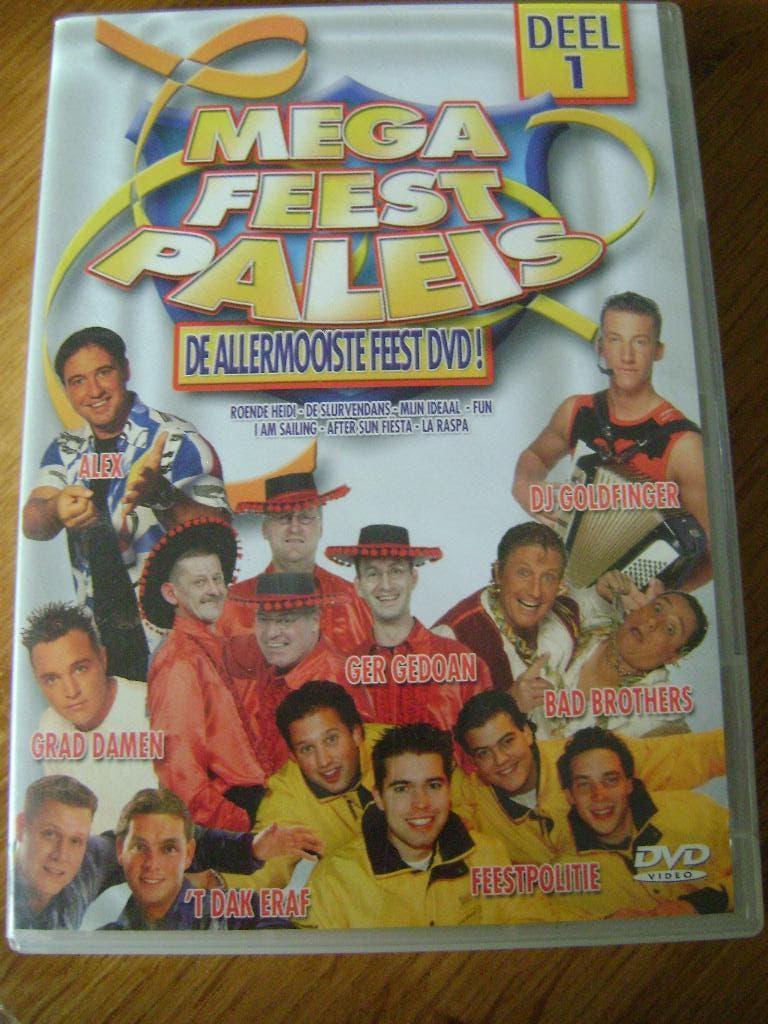 DVD - Mega Feest Paleis deel 1, Alle leeftijden, Ophalen of Verzenden, Zo goed als nieuw
