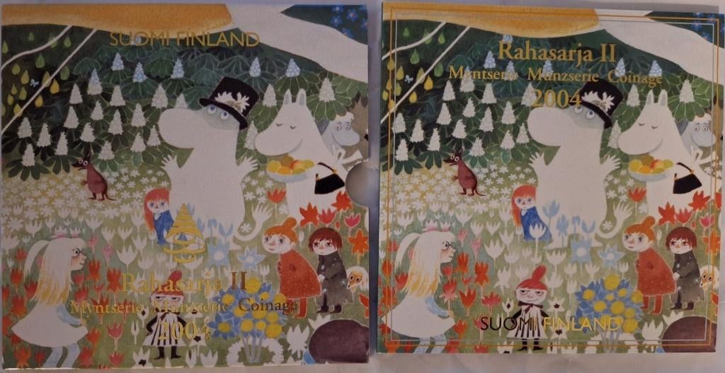 Finland BU set 2004/2: Moomin met ...     IN PRIJS VERLAAGD, Verzenden, Finland, Overige waardes, Setje