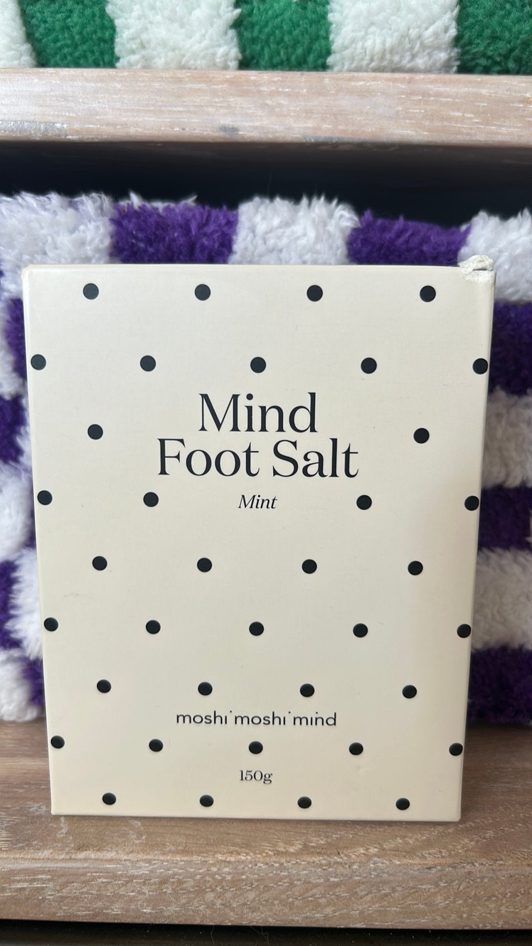 Moshi moshi mind foot salt mint 150 gram nieuw, Verzenden, Nieuw, Overige typen