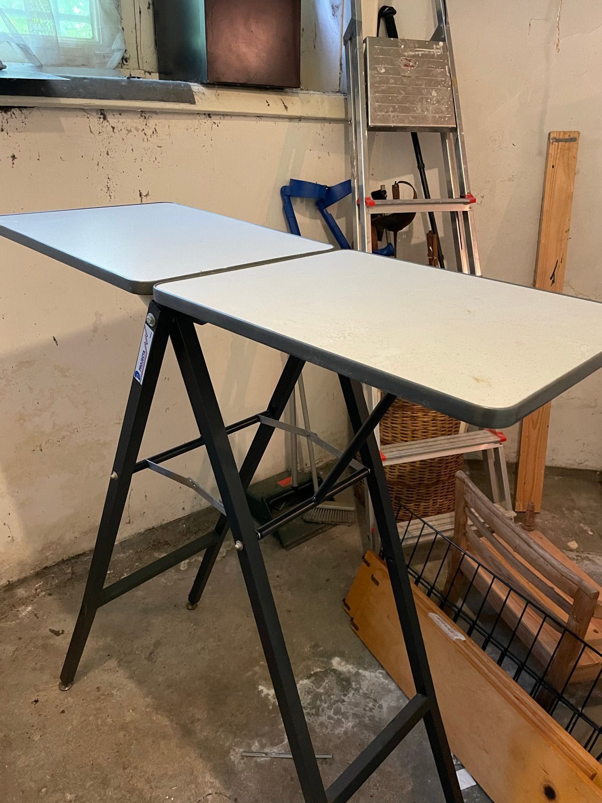 Handige opvouwbare diaprojector tafel, Audio, Tv en Foto, Diaprojectors, Ophalen, Gebruikt