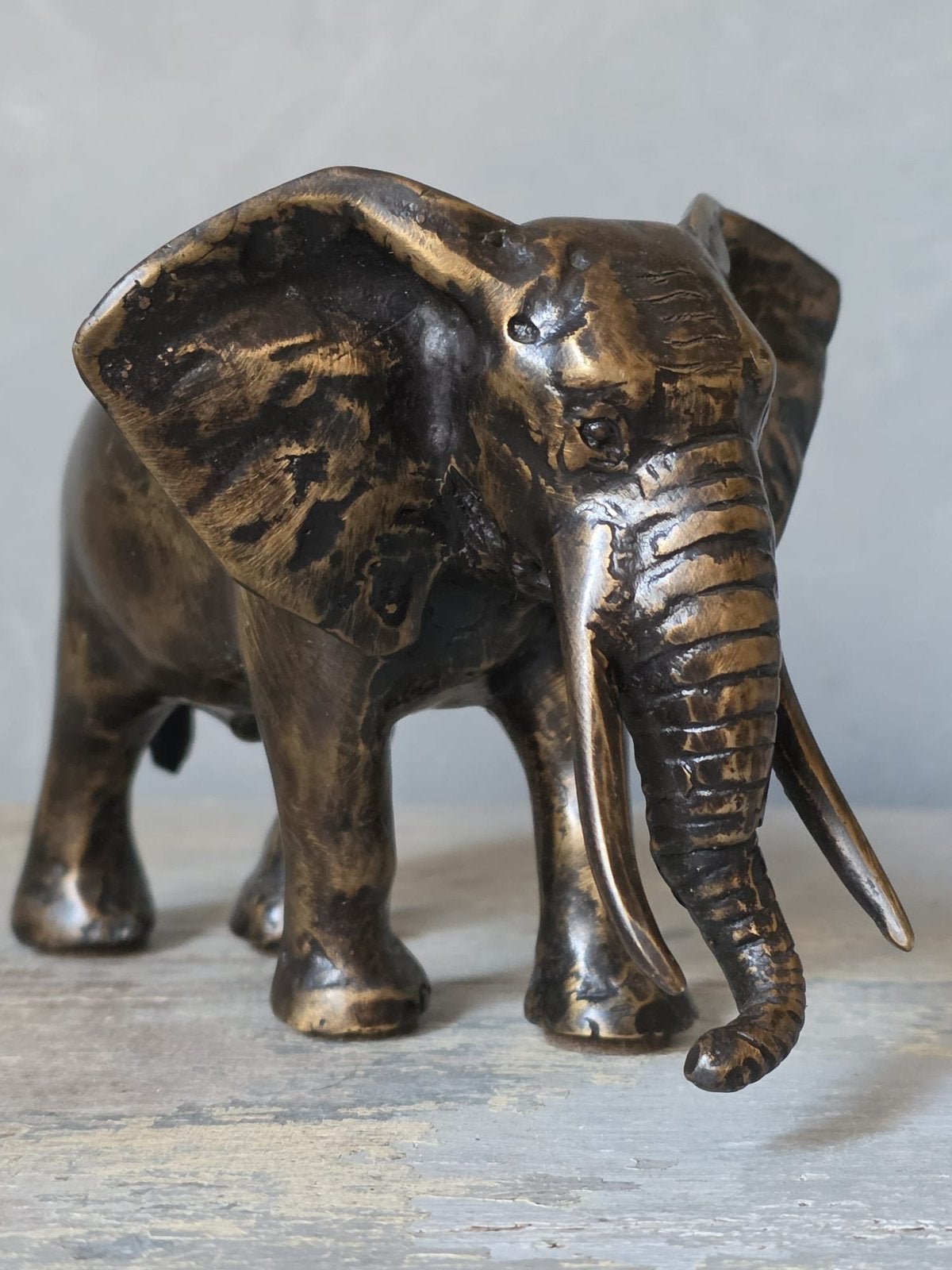 Bronzen olifant, Antiek en Kunst, Ophalen of Verzenden, Brons