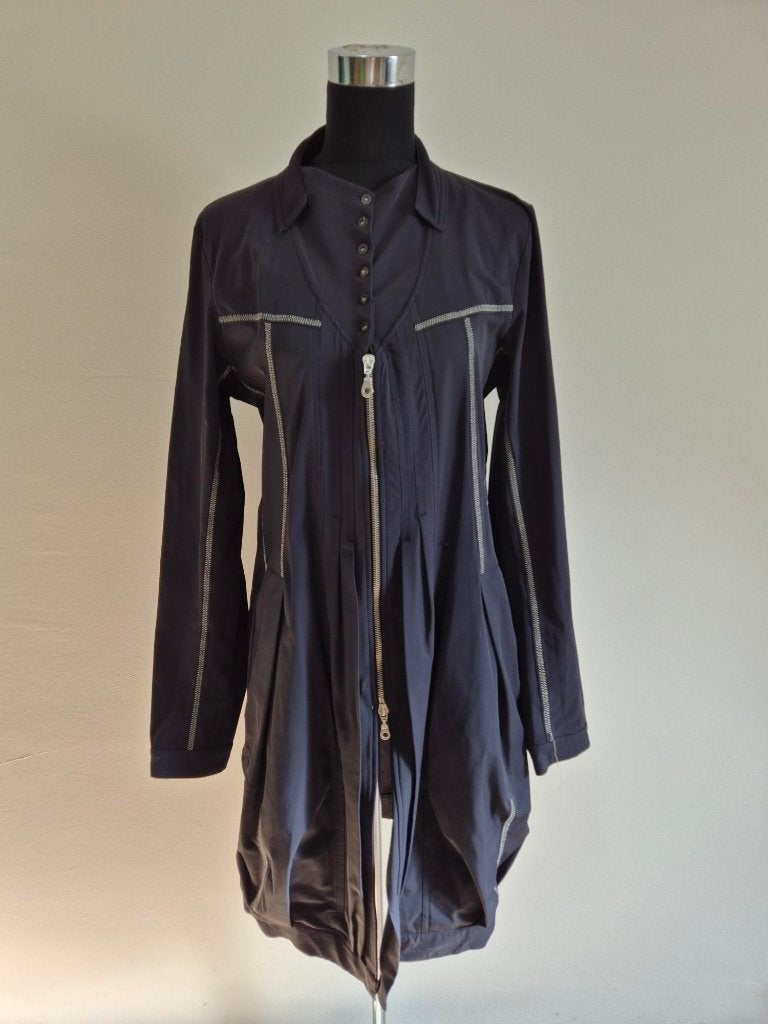 Jas92 - Donkerblauwe Cassiopee zomerjas maat XXL (1), Ophalen of Verzenden, Zo goed als nieuw, Maat 46/48 (XL) of groter, Blauw