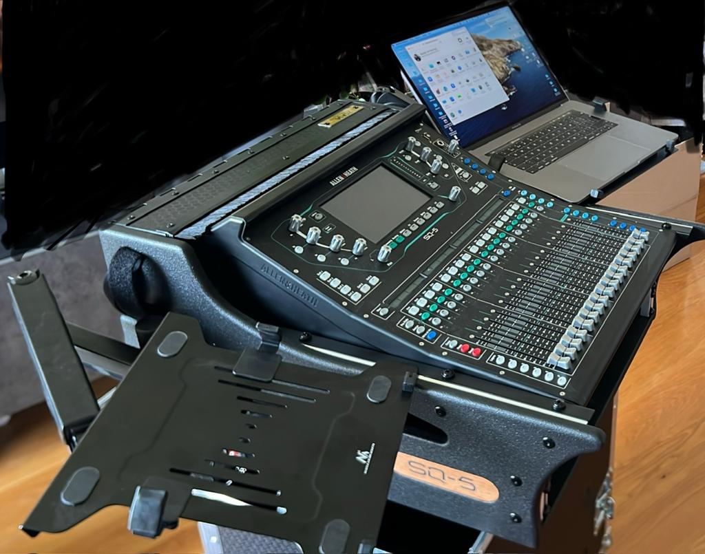 Allen & Heath SQ5 met AR2412, AB168 en alle add-ons, Ophalen of Verzenden, Zo goed als nieuw, 20 kanalen of meer, Microfooningang