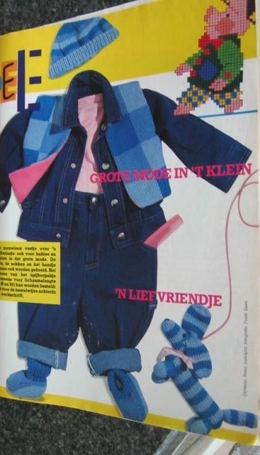 Breipatroon  Vestje Sokjes Muts en hond 74 86 98 nr 1204 83, Hobby en Vrije tijd, Breien en Haken, Verzenden, Nieuw, Breien, Patroon of Boek