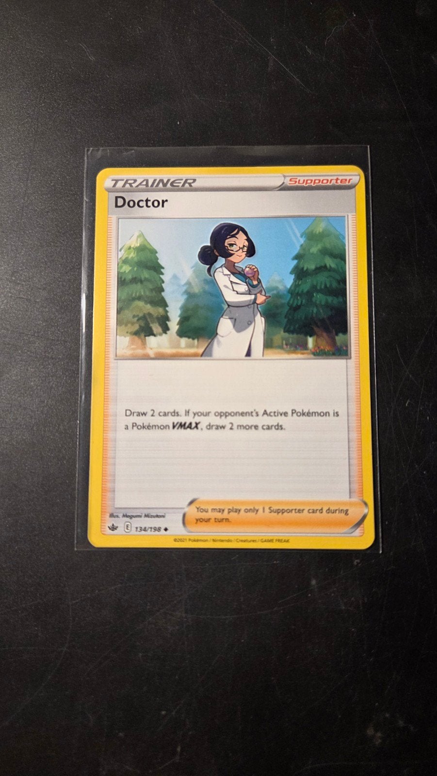 Pokémon TCG: Doctor Supporter Kaart (Chilling Reign), Verzenden, Zo goed als nieuw, Losse kaart