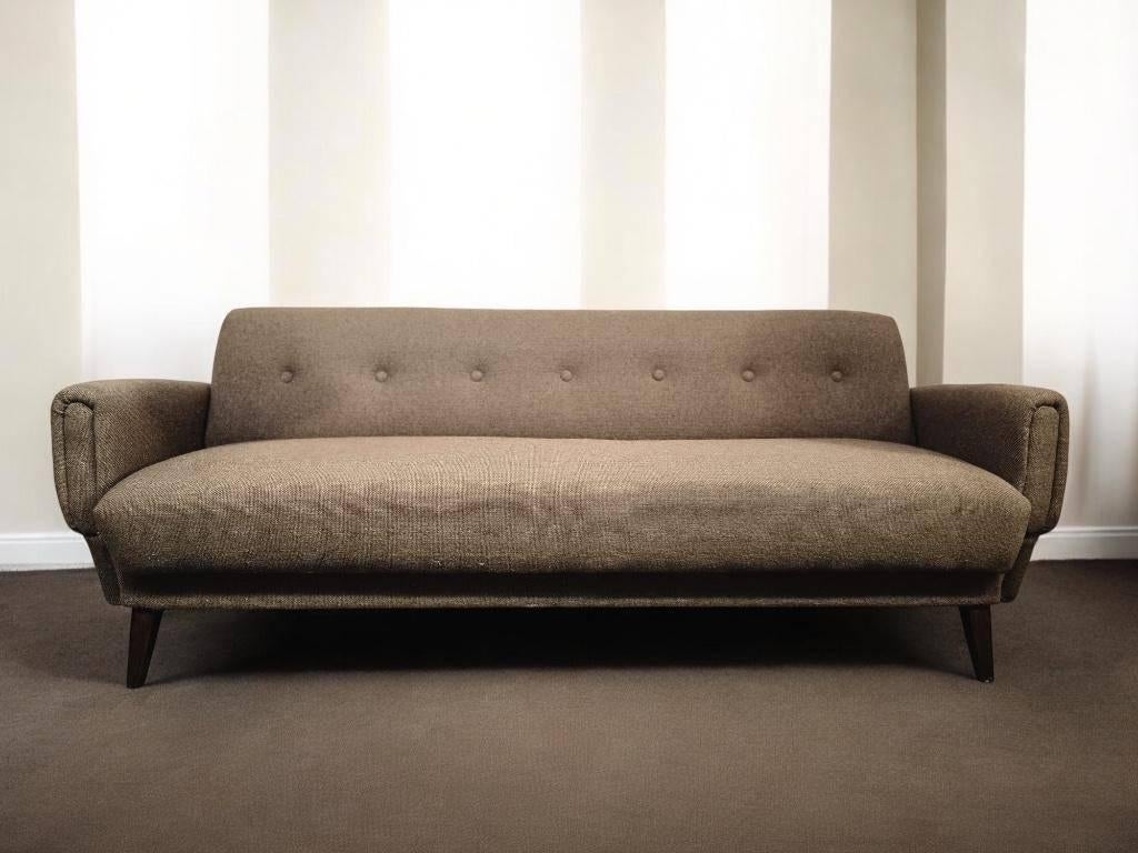 vintage canapé / driezit / fauteuil /slaapbank, Antiek en Kunst, Ophalen