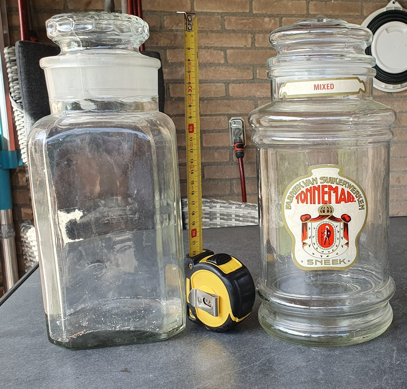 Oude vintage pot Fabriek van suikerwerken Sneek, Ophalen, Gebruikt