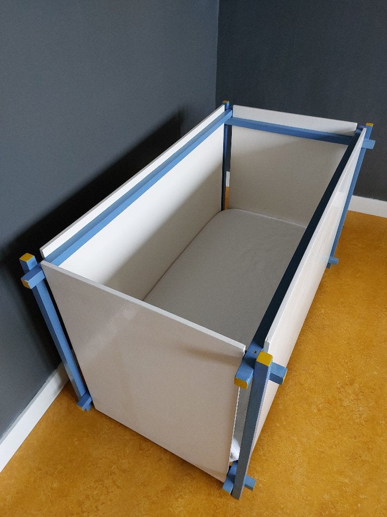 Kinderledikant model Rietveld, Ophalen, Zo goed als nieuw, Ledikant