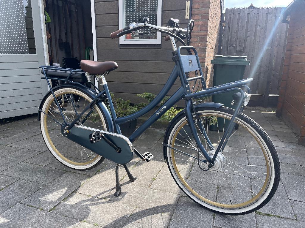 Rivena E-Cargo N7 elektrische transportfiets, Zo goed als nieuw, 50 km per accu of meer, 55 tot 59 cm, Ophalen