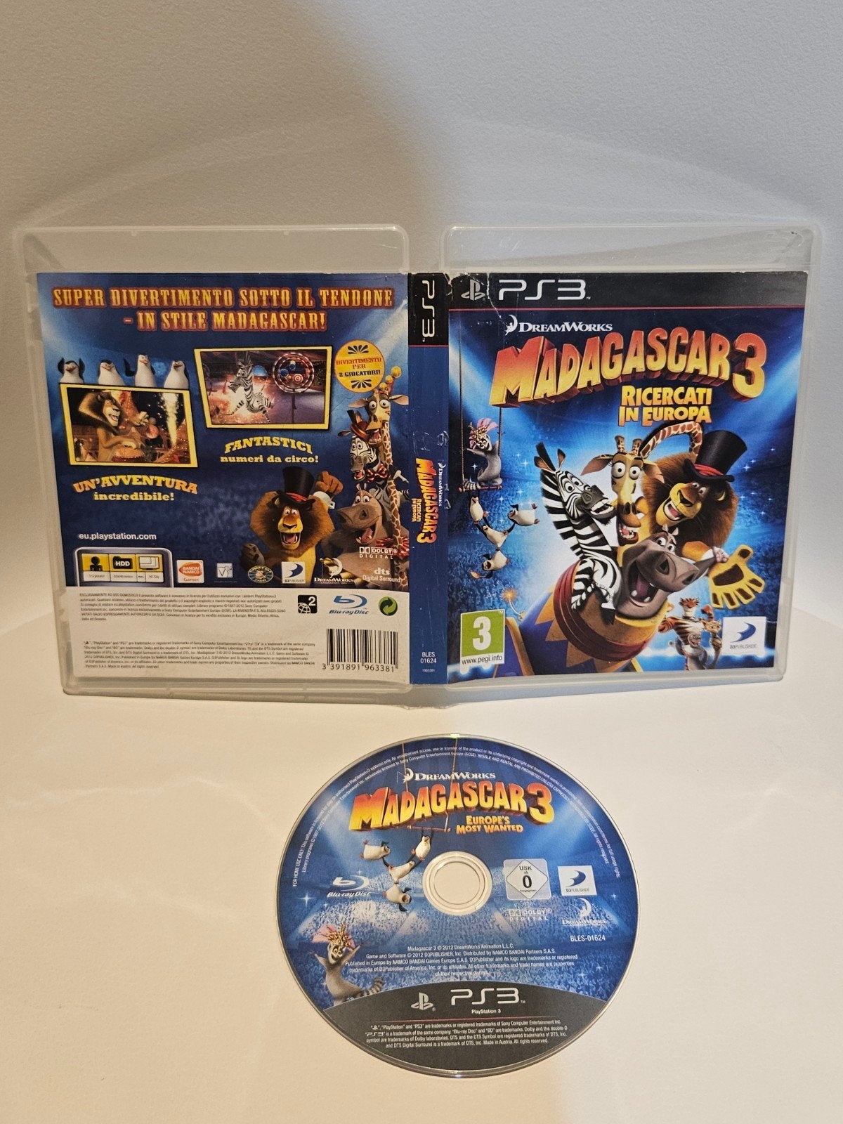 Madagascar 3 PS3, Avontuur en Actie, 1 speler, Ophalen of Verzenden, Zo goed als nieuw