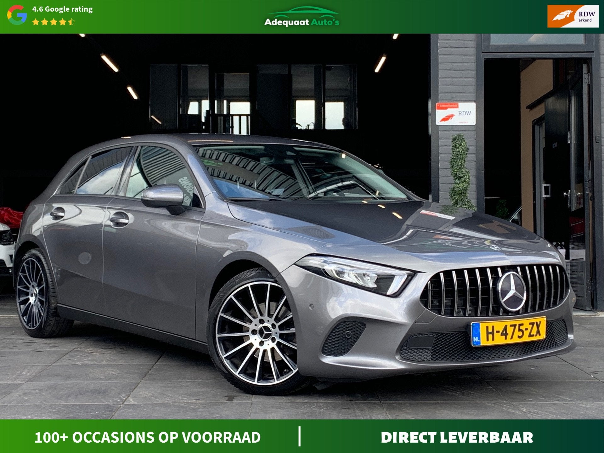 Mercedes-Benz A-klasse 180Business Solution|AUT|Camera|Sfeer, Auto's, Dealer onderhouden, Gebruikt, 4 cilinders, Met garantie (alle)