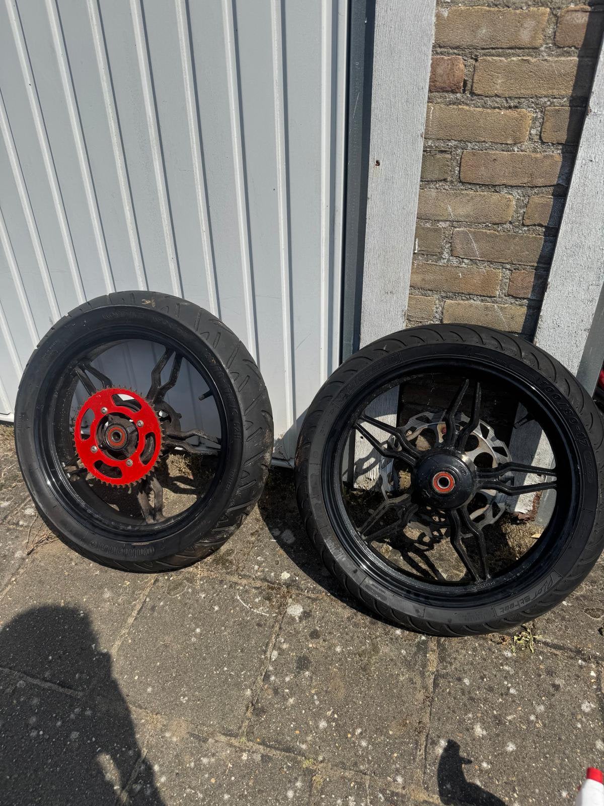 17 inch Velgen set beta rr 50 2020, Fietsen en Brommers, Brommeronderdelen | Algemeen, Ophalen of Verzenden, Gebruikt, Overige typen