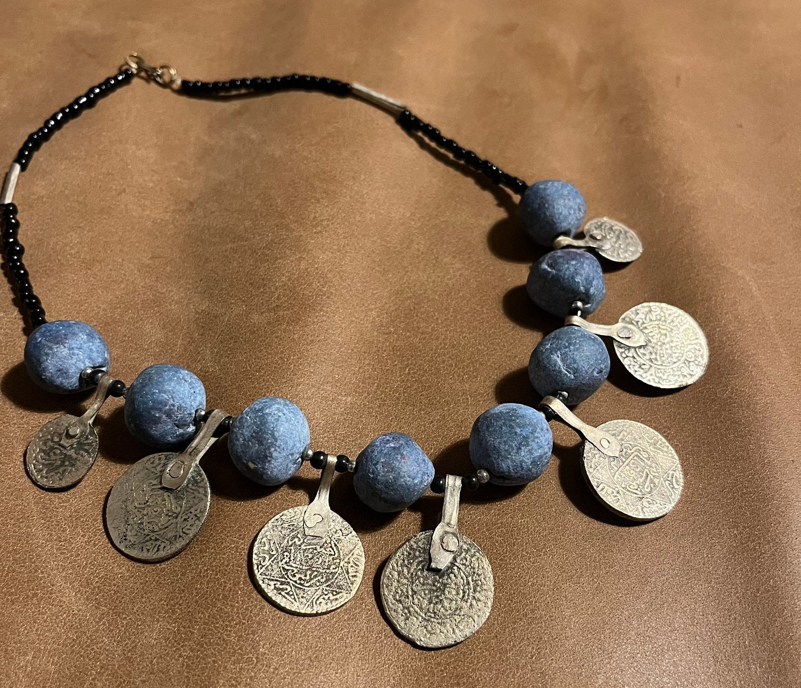 Berber tribale ketting, Sieraden, Tassen en Uiterlijk, Ophalen of Verzenden, Zo goed als nieuw, Overige materialen