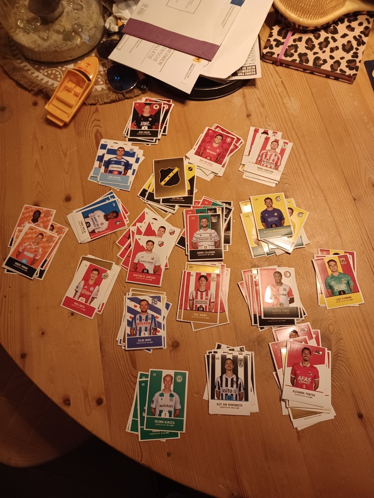 Voetbal Spelerskaarten - Diverse Clubs, Verzamelen, Ophalen of Verzenden, Gebruikt, Overige binnenlandse clubs, Spelerskaart