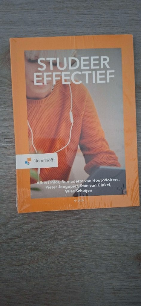 Boek Studeer effectief NoordHoff 4e druk, Diversen, Ophalen, Nieuw