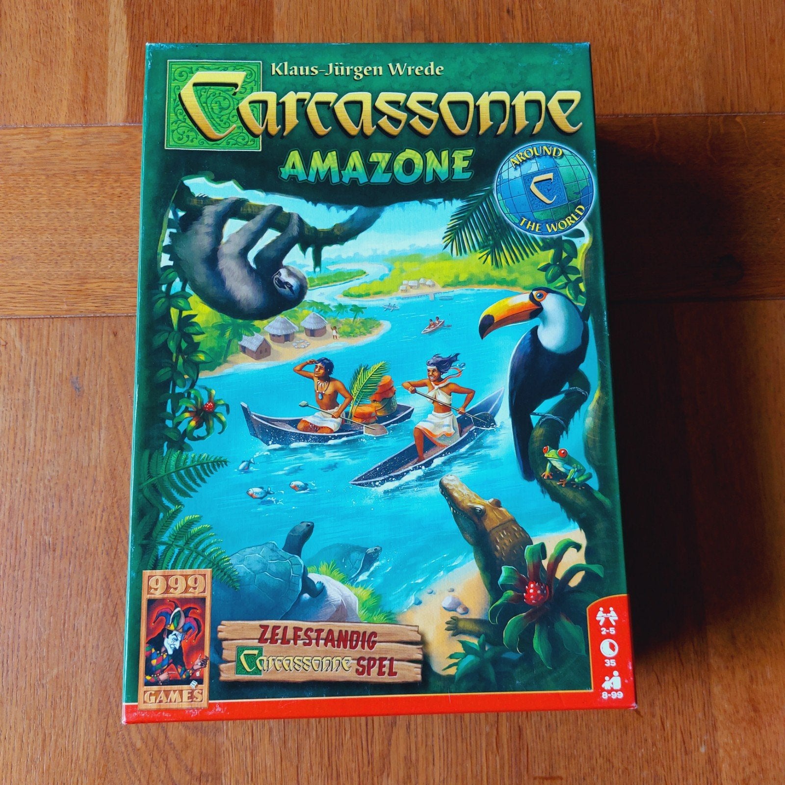 Carcassonne Amazone van 999 games, Drie of vier spelers, Ophalen of Verzenden, Zo goed als nieuw, 999 Games