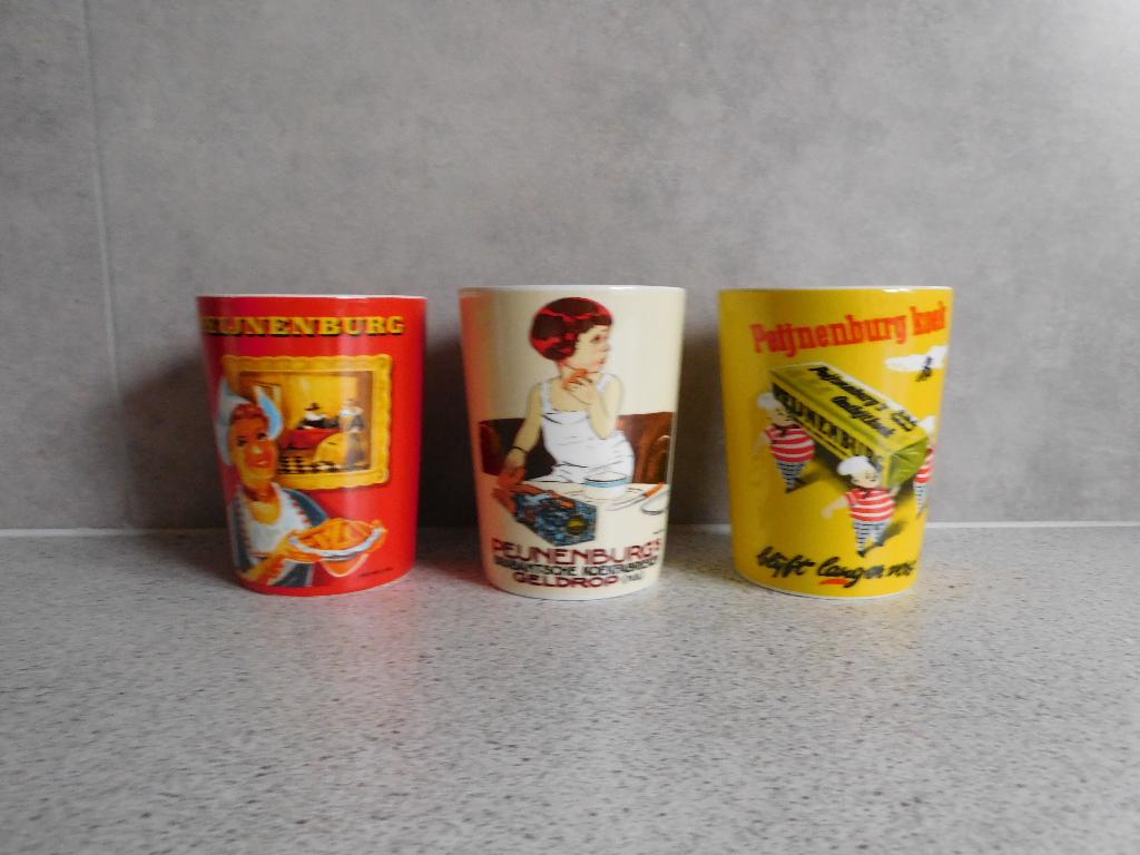 Mok 3x Peijnenburg Retro, Overige materialen, Ophalen of Verzenden, Zo goed als nieuw, Overige stijlen