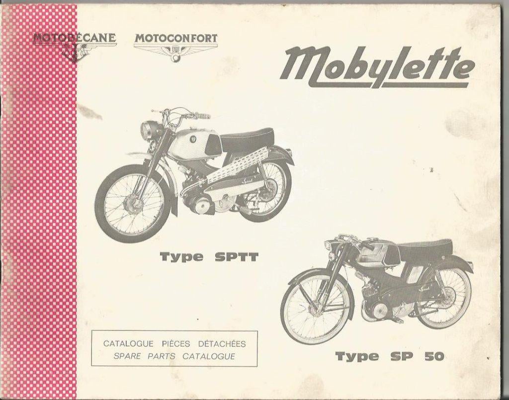 Motobecane Mobylette Onderdelenboek SPTT + SP50 (7017z), Fietsen en Brommers, Handleidingen en Instructieboekjes, Zo goed als nieuw
