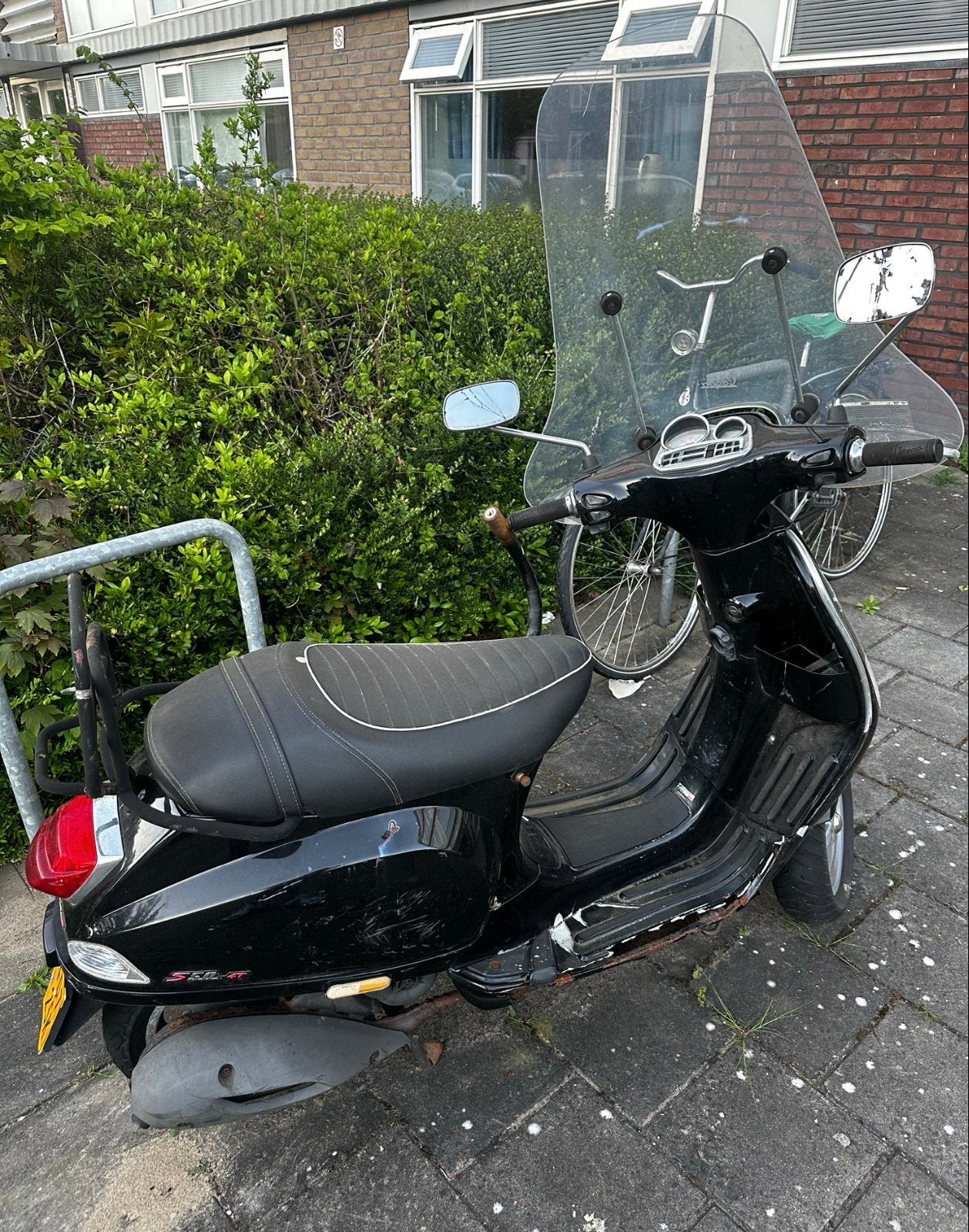 Vespa S50 4T - Voor onderdelen of handige klusser, Fietsen en Brommers, Scooters | Vespa, Ophalen, Gebruikt, Benzine, Vespa S