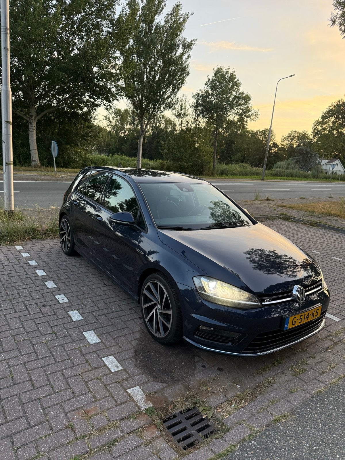 Volkswagen Golf 7 1.4 TSI Highline/Business R-Line, 4 cilinders, Blauw, 650 kg, 149 pk