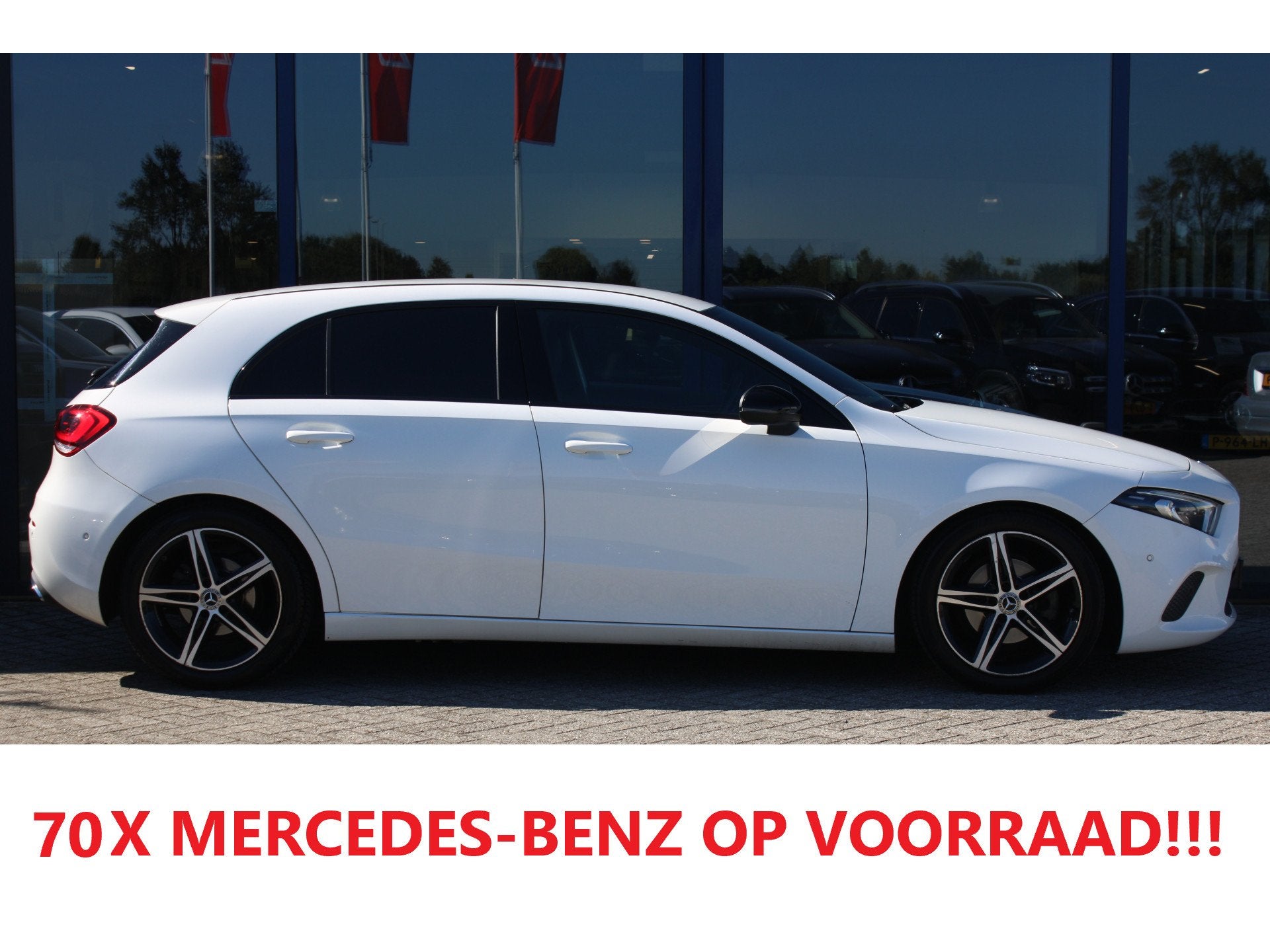 Mercedes-Benz A-Klasse 180d AUT7 Launch Edition Premium Nigh, Auto's, Mercedes-Benz, 1345 kg, Gebruikt, 4 cilinders, 116 pk