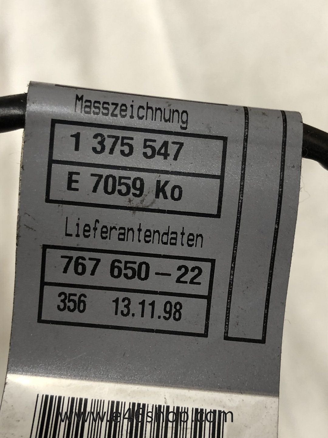 GORDELSPANNER REPARATIE SET BMW E39 E39 OE 61138377197 61138, Auto-onderdelen, -, -, Nieuw, Ophalen of Verzenden