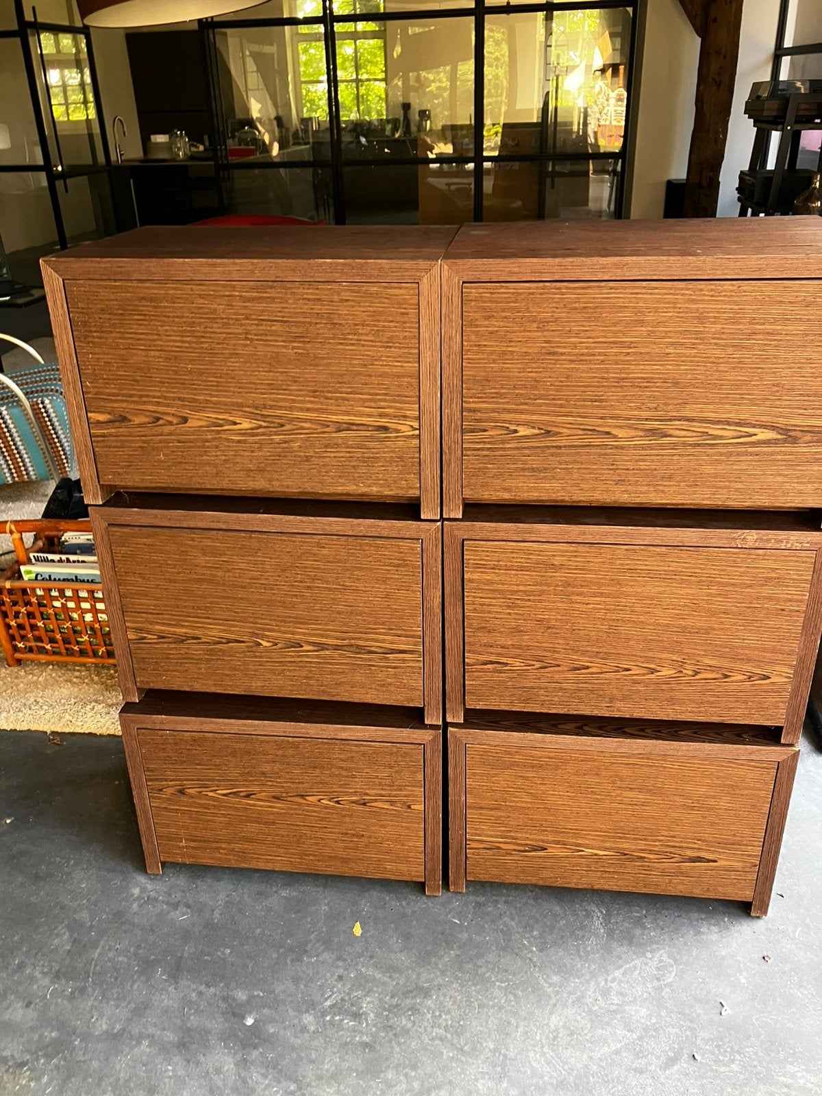 6 Kleine kastjes uit winkel, Huis en Inrichting, Ophalen, 1 of 2 laden, Zo goed als nieuw, Minder dan 100 cm