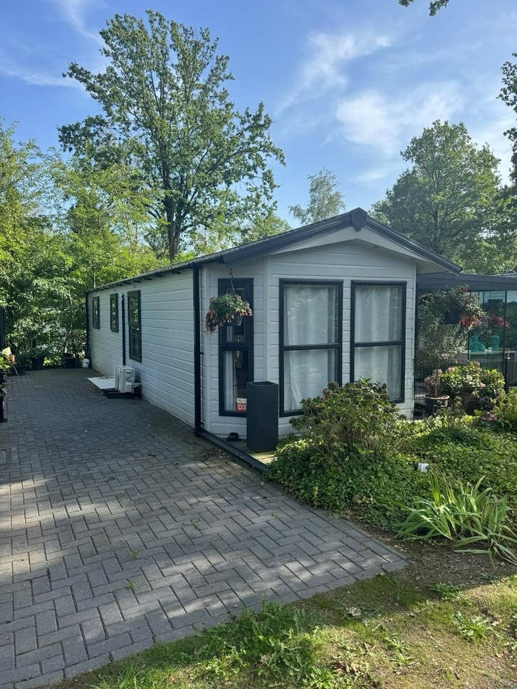 Chalet Markelo, Vakantie, In bos, 2 slaapkamers, Overijssel, Tuin