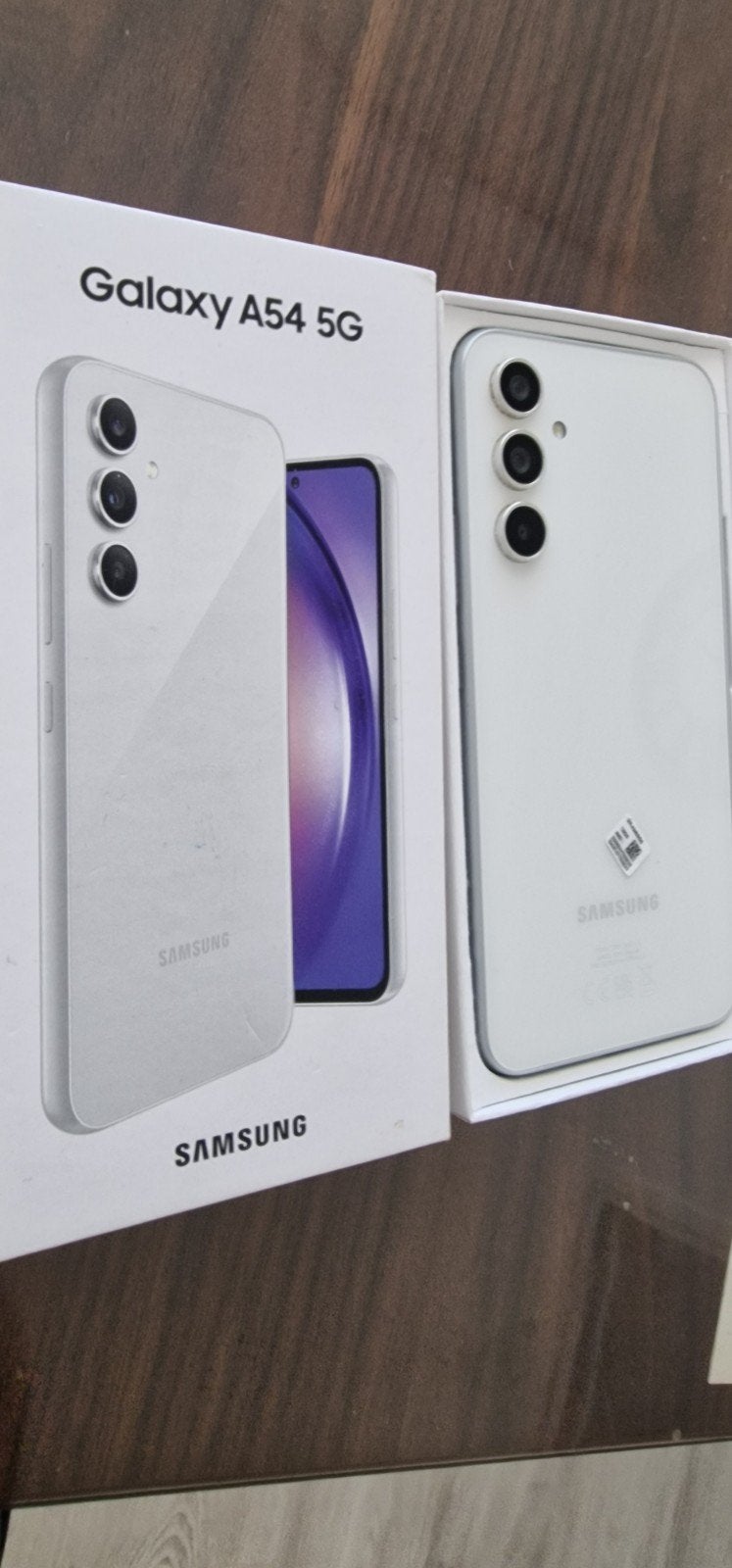 Te koop .Zo goed als nieuw Samsung A54 alles in doos netjes, Ophalen, Wit, Zo goed als nieuw, 128 GB
