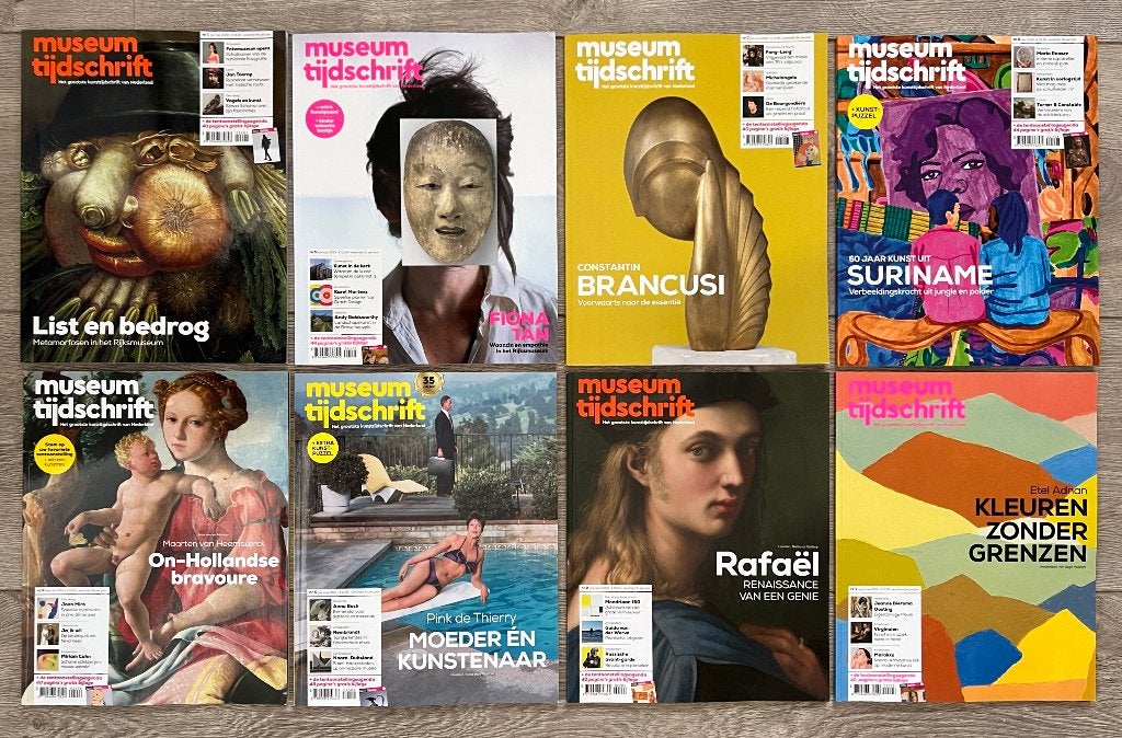 8 x Museumtijdschrift - Het grootste kunsttijdschrift van NL, Ophalen of Verzenden, Zo goed als nieuw, Overige typen