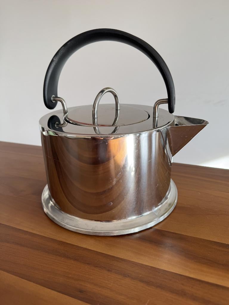 Bodum Osiris RVS ketel design by Carsten Jørgensen, Theepot/fluitketel, Gebruikt, Zilver, Ophalen of Verzenden