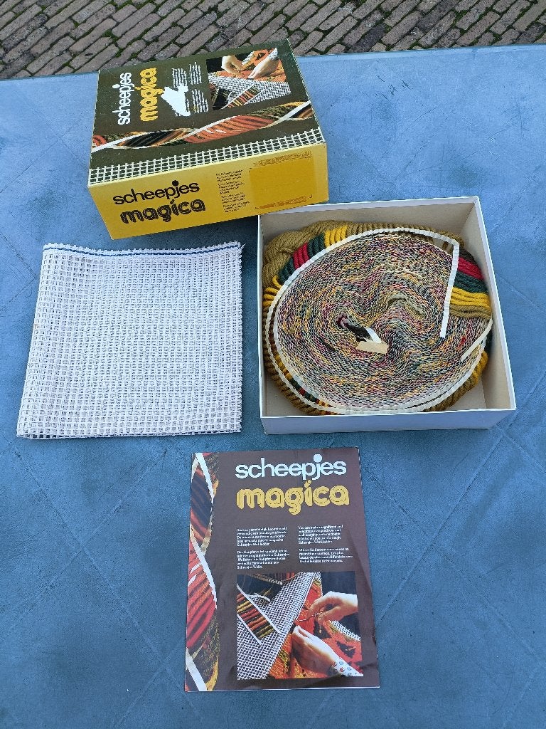 Vintage Scheepjes Magica smyrna pakket NIEUW IN DOOS, Ophalen of Verzenden, Nieuw, Handborduren, Borduurpakket
