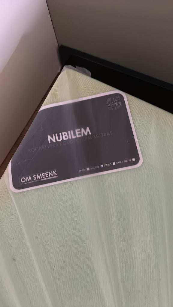 Pocketveer koudschuim matras, Huis en Inrichting, Slaapkamer | Matrassen en Bedbodems, Ophalen, Zo goed als nieuw, Eenpersoons