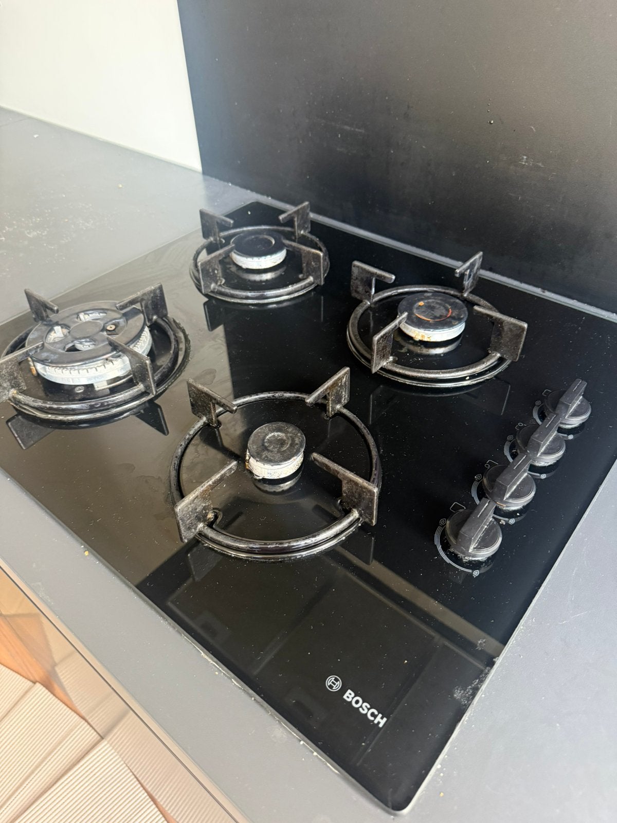 Keukenapparatuur set/kitchen appliances Smeg Bosch Franke, Zo goed als nieuw, Inbouw, Inductie, 4 kookzones