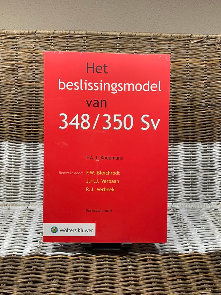 Het beslissingsmodel van 348/350 Sv - Strafrecht, Ophalen of Verzenden, Gamma, Nieuw, WO