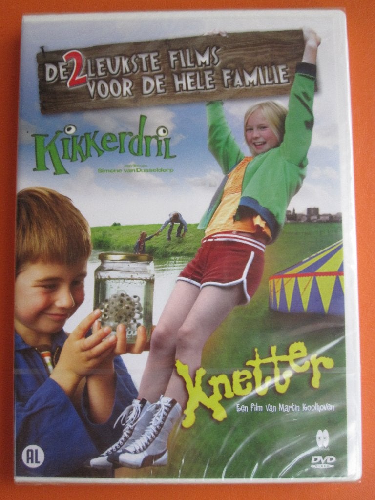Kikkerdril + Knetter (2 disc) nieuw in de verpakking, Avontuur, Alle leeftijden, Nieuw in verpakking, Film