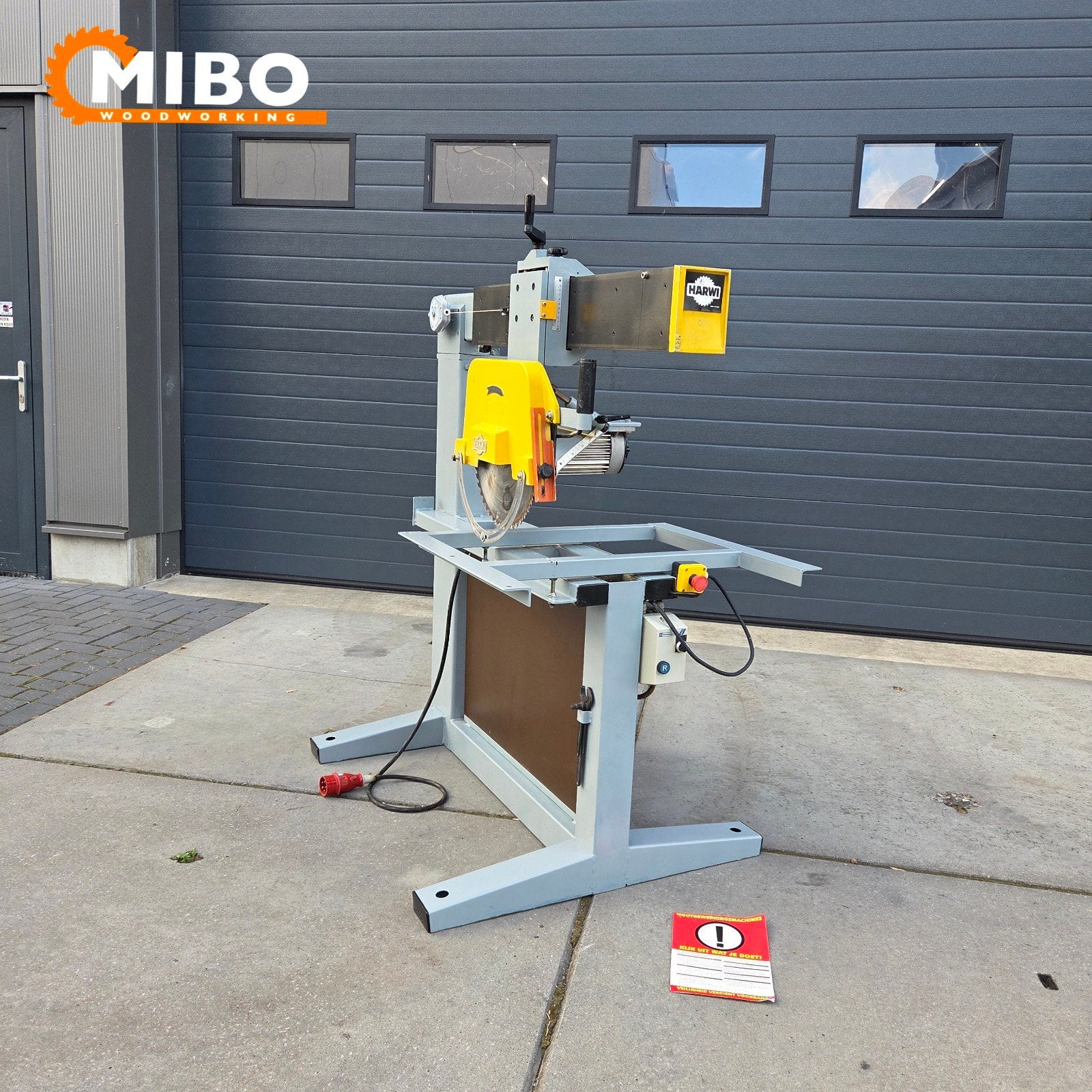 Harwi radiaalzaag afkortzaag zaagblad 450mm *** 45graden, 70 mm of meer, Ophalen of Verzenden, Zo goed als nieuw, Harwi dewalt elu graule stromab omga maggi