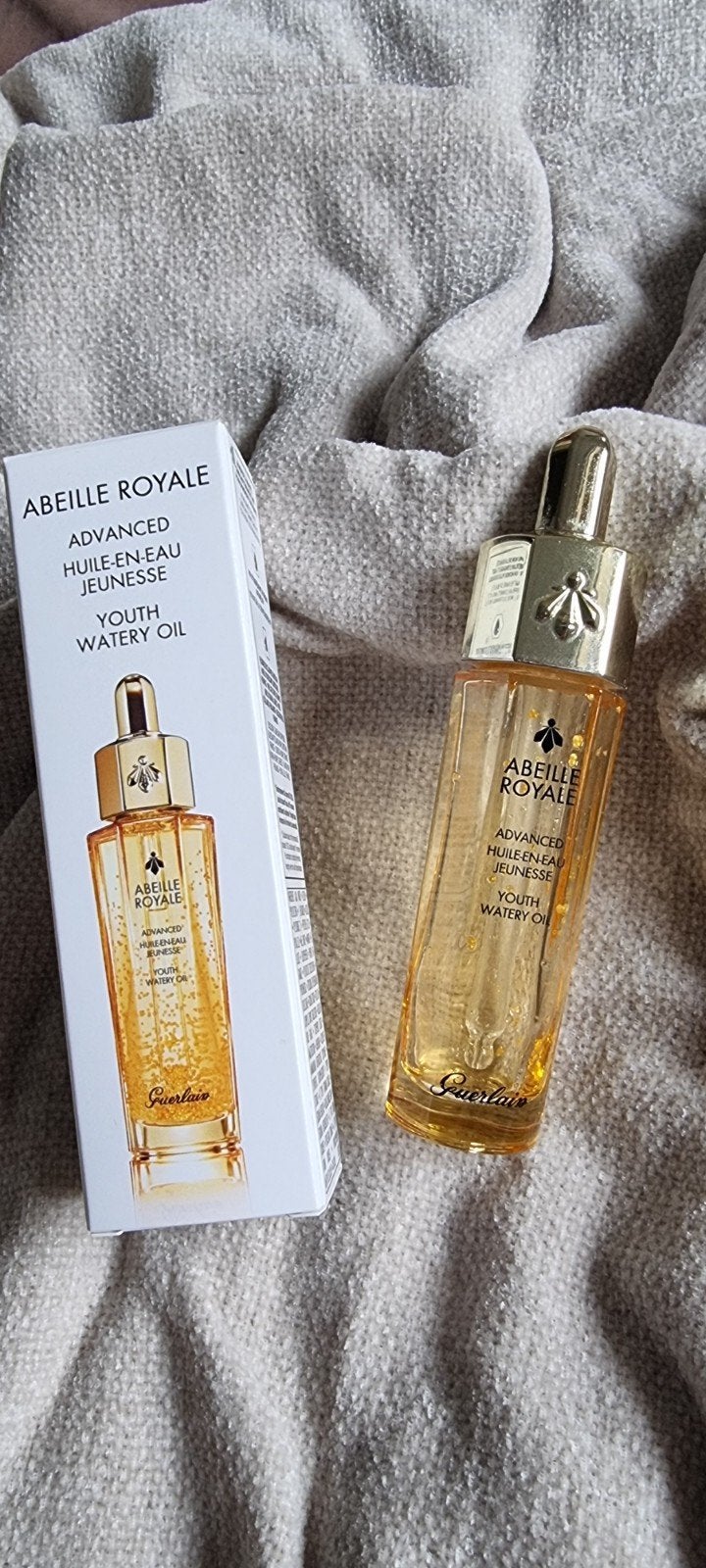 Lege Guerlain Abeille Royale Oil fles, Ophalen of Verzenden, Gebruikt, Gehele gezicht, Overige typen