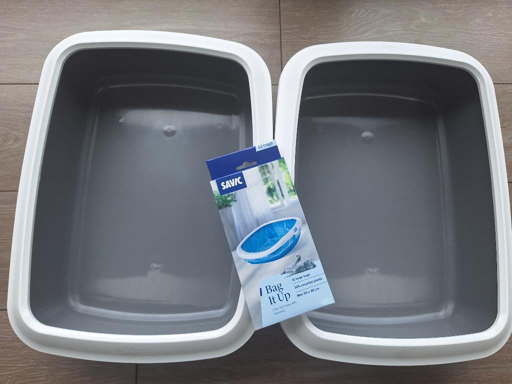 Kattenbak dubbelbak 50 cm  NIEUW, Verzenden, Nieuw, Open