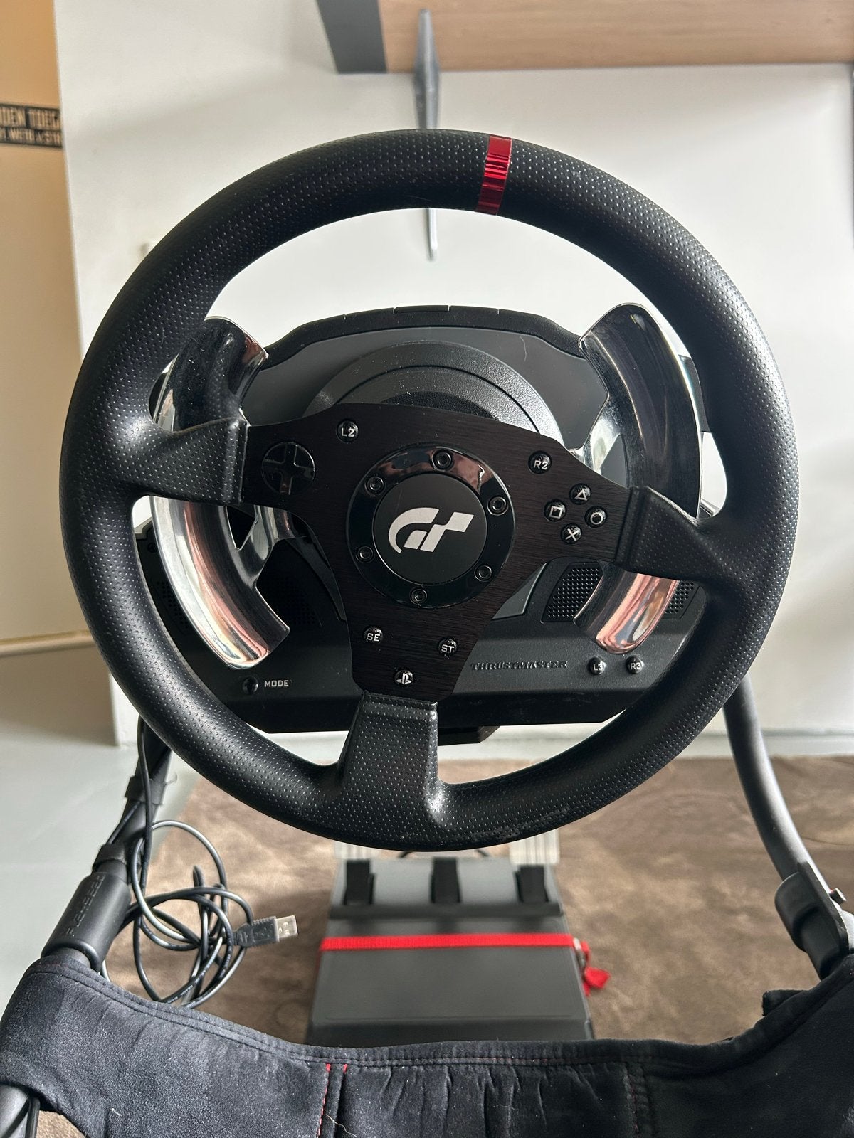 Thrustmaster T500 RS, Ferrari F1 stuur en Playseat Challen, Spelcomputers en Games, Ophalen, Overige merken, Zo goed als nieuw