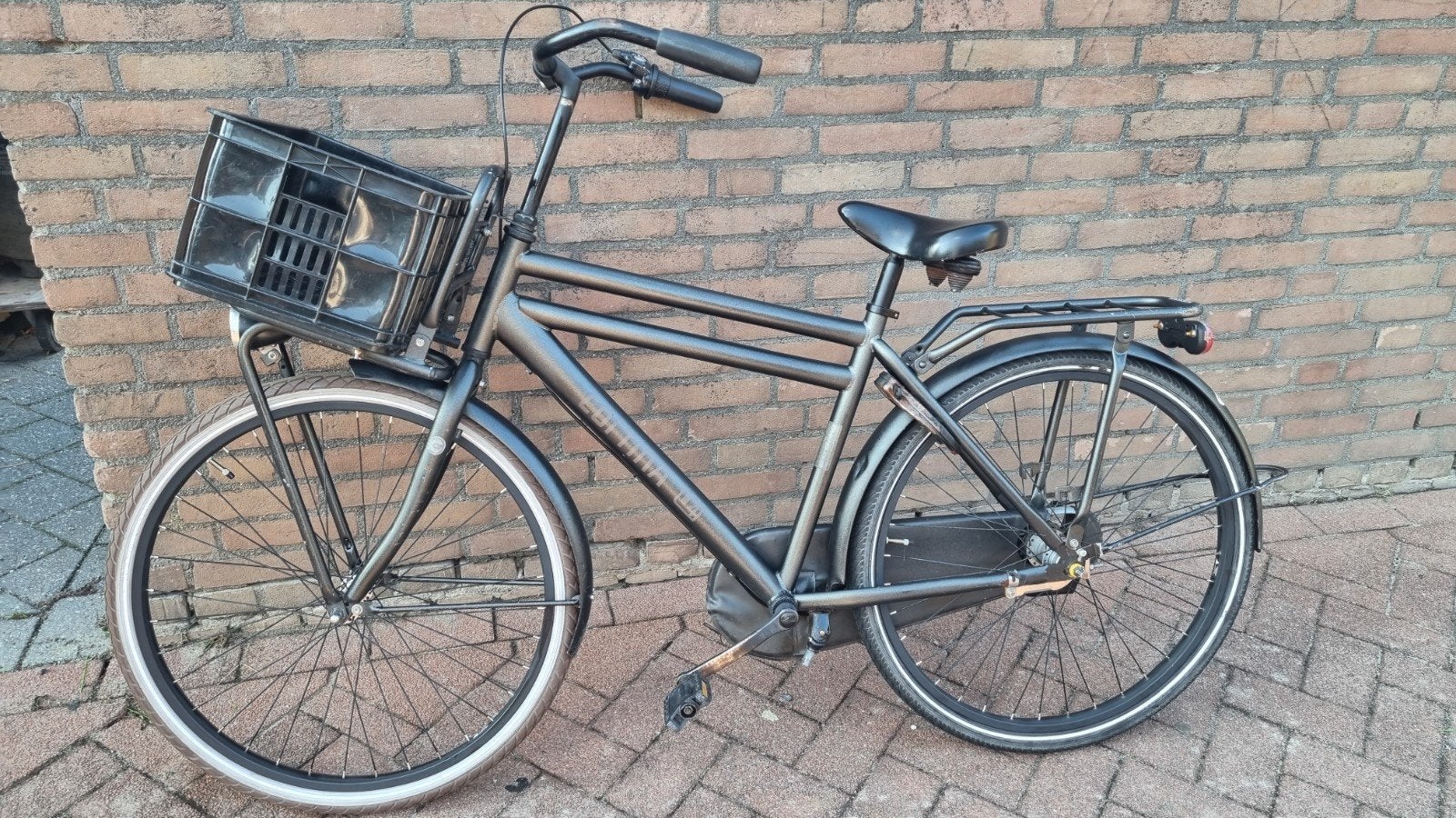 Transportfiets cortina u4 26 inch met 3 versnellingen, Fietsen en Brommers, Fietsen | Jongens, Gebruikt, Velgrem, Versnellingen