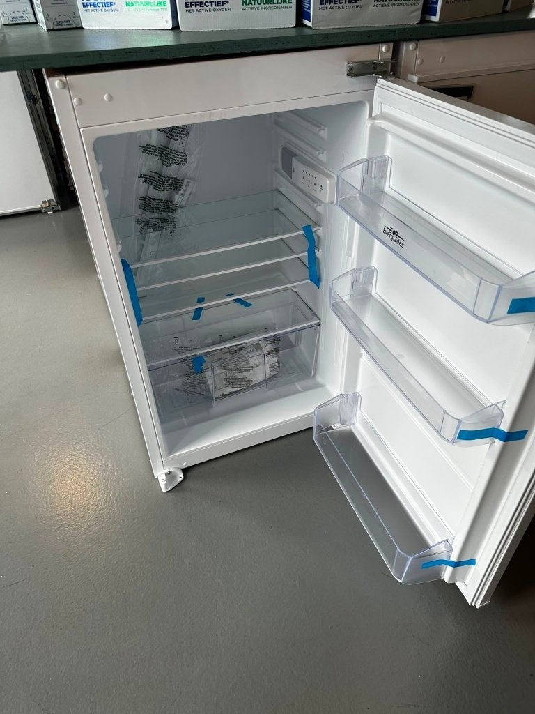 Nieuwe Everglades inbouw koeler 88 cm sleepdeur, Zonder vriesvak, 100 tot 150 liter, Everglades, Nieuw