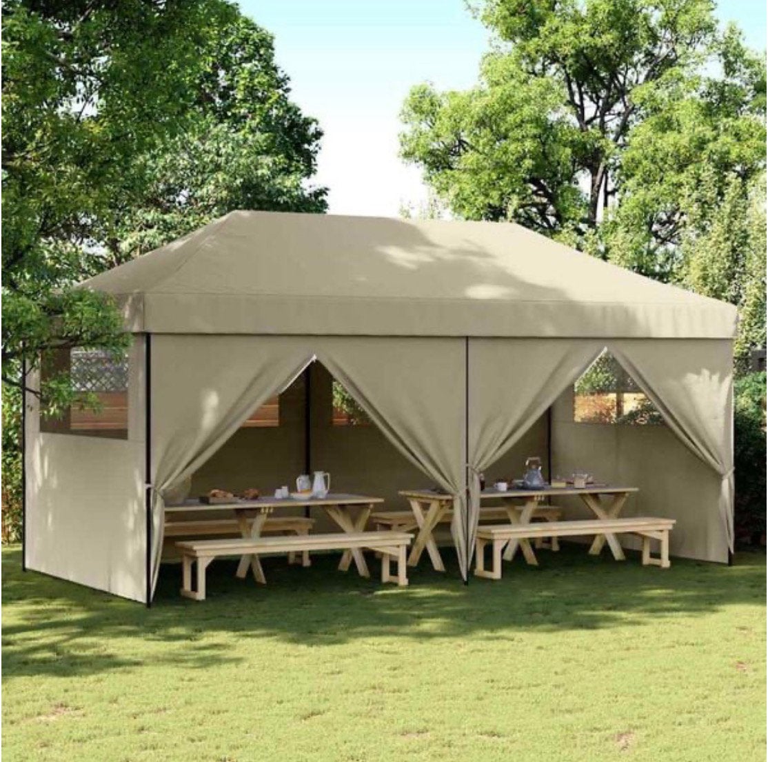 EASY-UP PARTYTENT TE HUUR - MAAK VAN JOUW FEEST EEN SUCCES!, Ophalen, Zo goed als nieuw, Minder dan 5 meter, Partytent