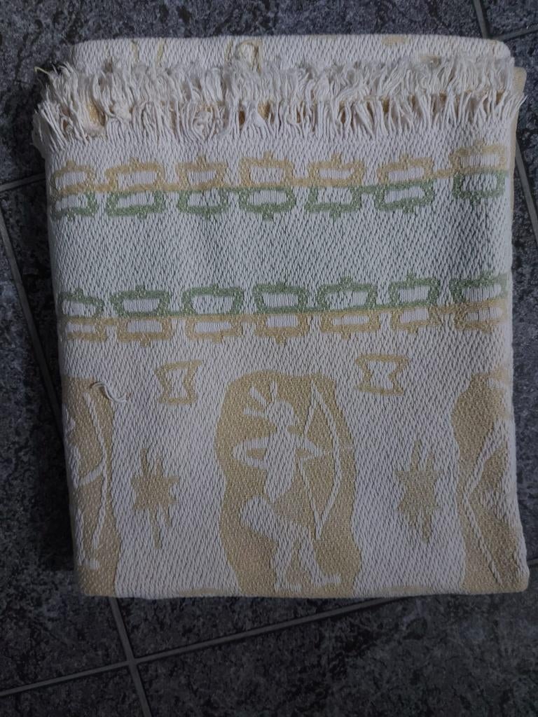 afrika plaid 113 x 130 cm, Ophalen, Gebruikt