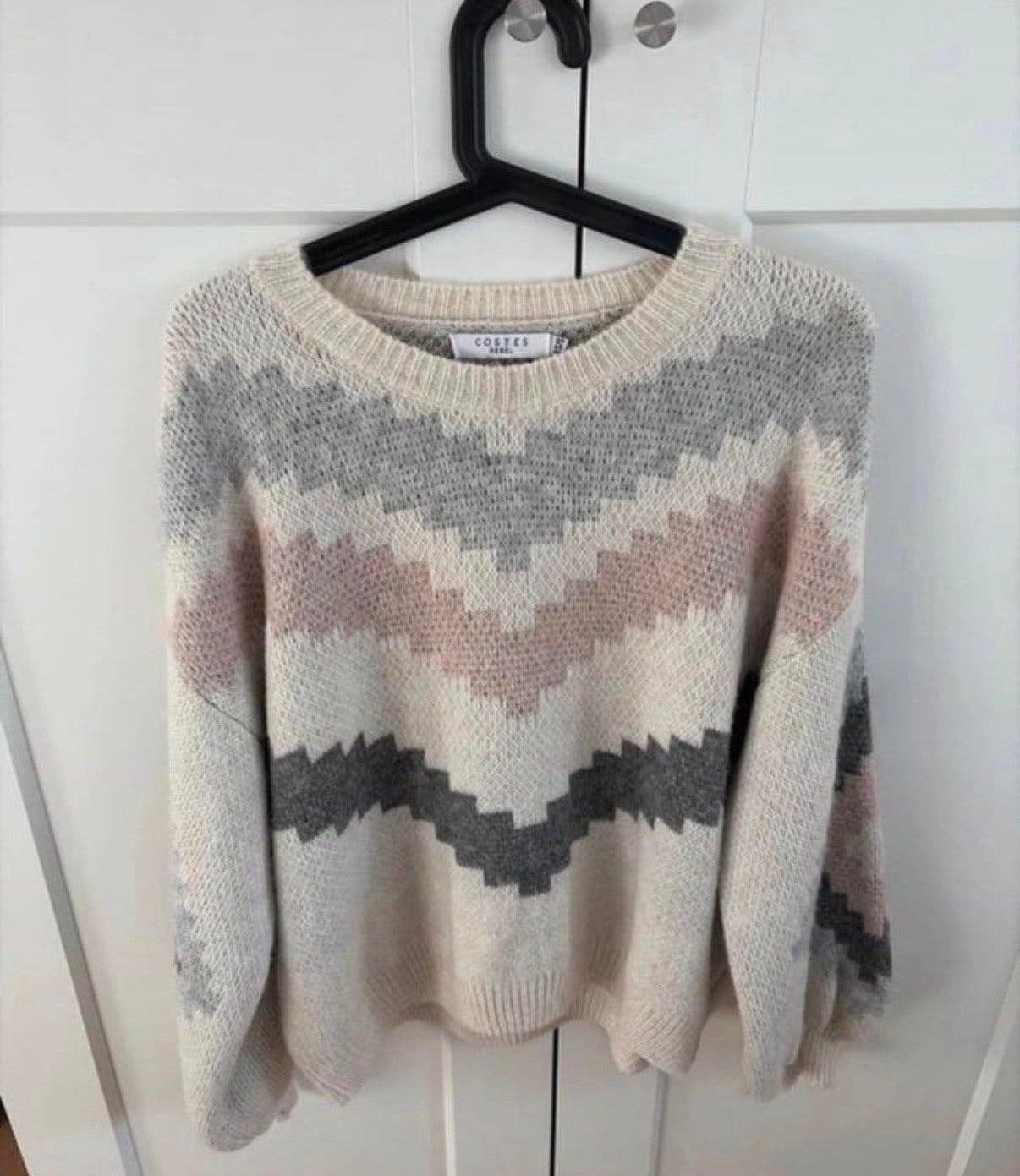 Nieuwe Costes Rebel trui met zigzagpatroon, Ophalen of Verzenden, Nieuw, Maat 36 (S), Beige