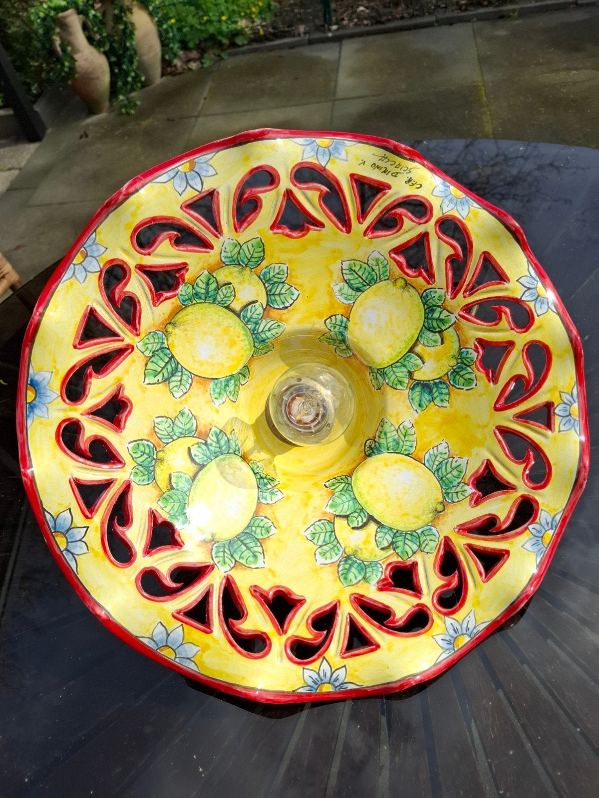 Siciliaanse hanglamp, Ophalen of Verzenden, Zo goed als nieuw
